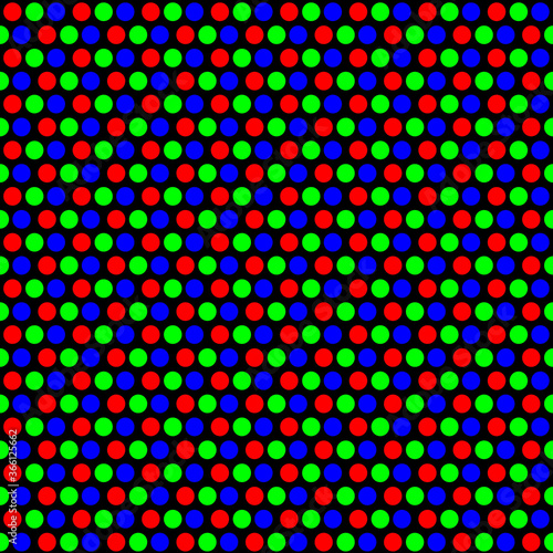 pc crt pixels vector pattern