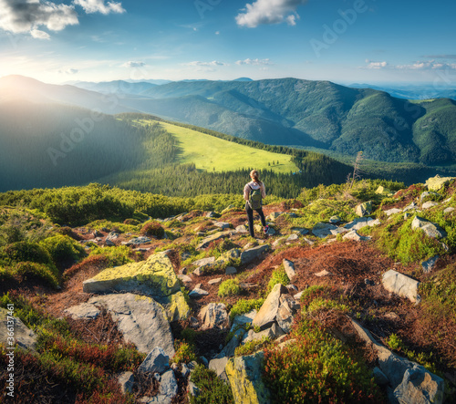 Beautiful mountains and sta...