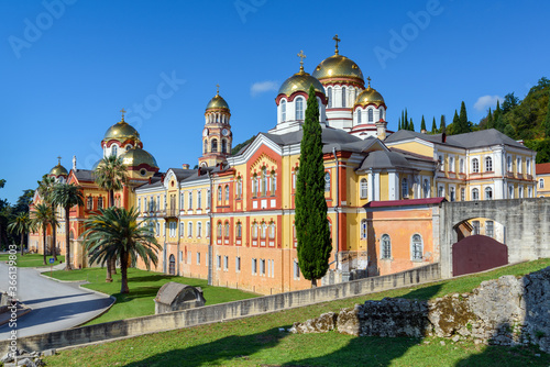 New Athos monastery, famous landmark, Abkhazia
