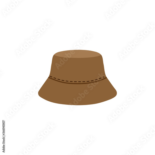 Image of a headdress. Bucket in vector.