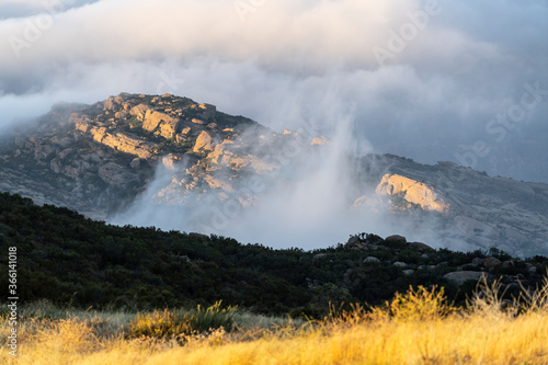 Misty Santa Susana Mountain...