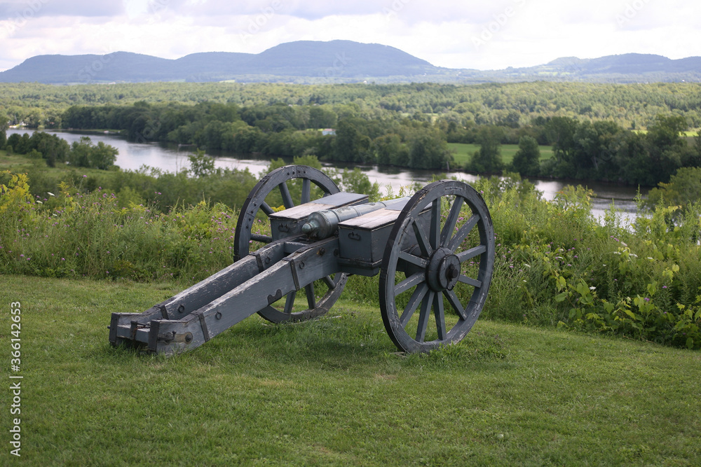 Revolutionary was cannons in US historical park