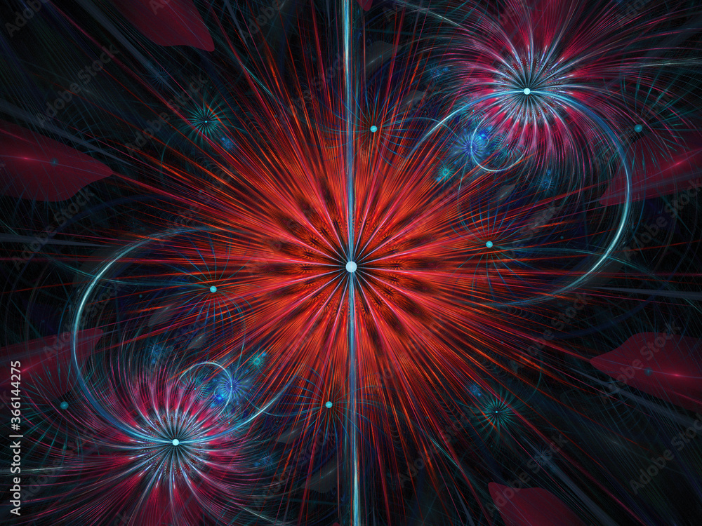 fractal on black fractal on black