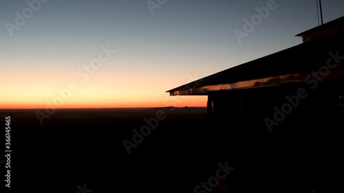 Sunset in Namibia, Africa