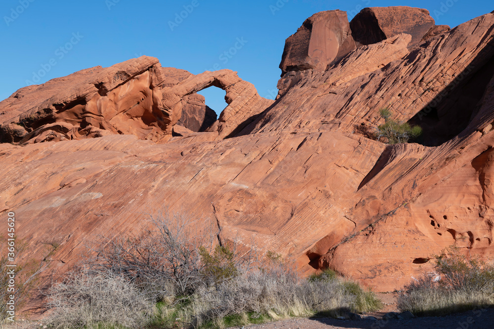 Arch Rock in the Valley of Fire Arch Rock in the Valley of Fire