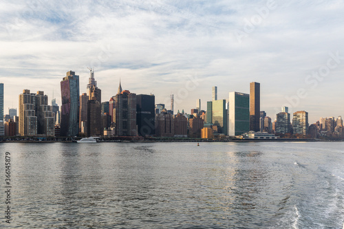 Wallpaper Mural city on the side of the water in summer on a nice sunset with tall buildings Torontodigital.ca