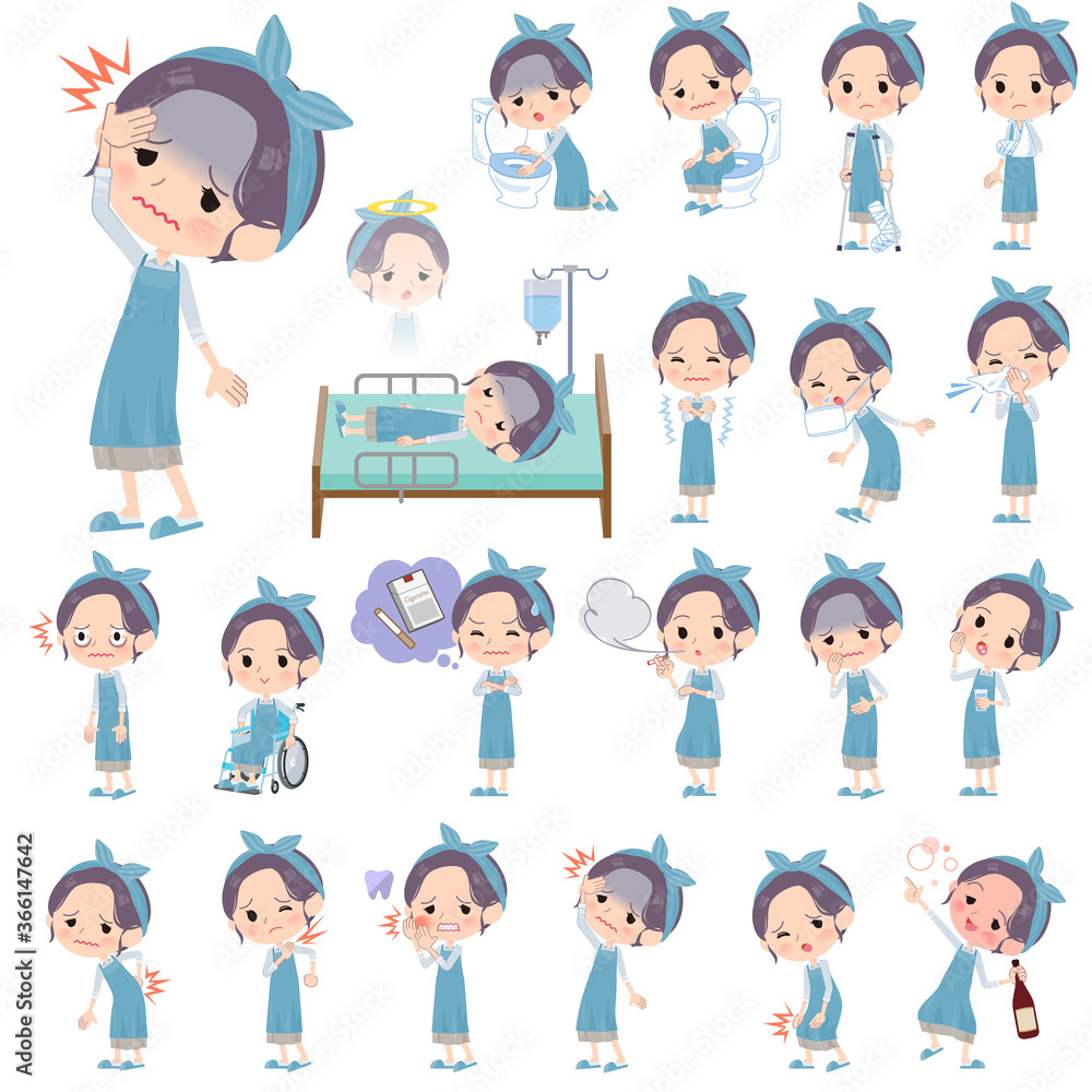 hairband apron mom_sickness hairband apron mom_sickness