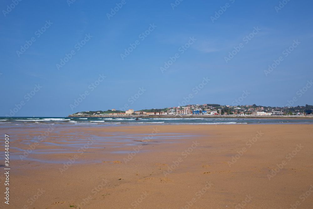 view of the beach in spain view of the beach in spain