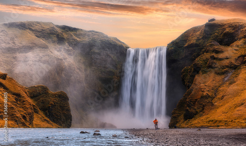 Canvas Print Incredible Icelandic Landscape
