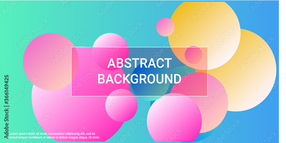 Trendy gradients of balls shapes. Trendy gradients of balls shapes.