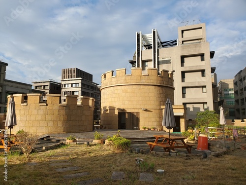 Castle shaped building in Taiwan