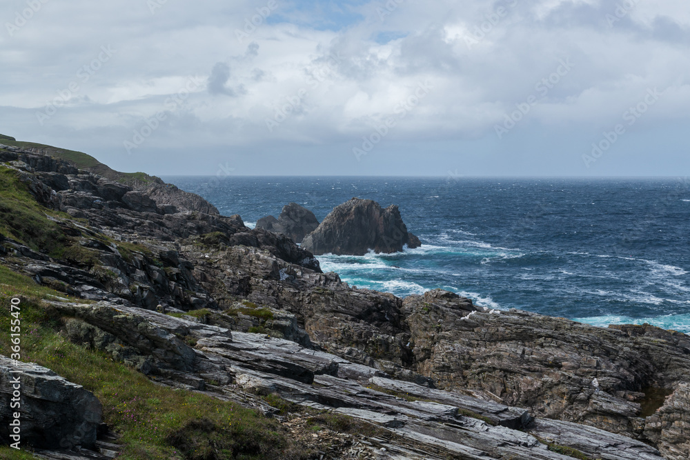 Wild Rugged Atlantic Irish Coast at Malin Head