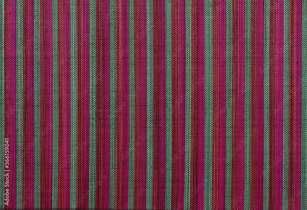 Bamboo weave texture in red, pink and green Bamboo weave texture in red, pink and green