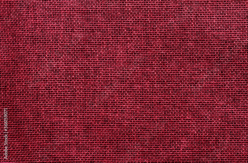 Weft thread texture in wine color