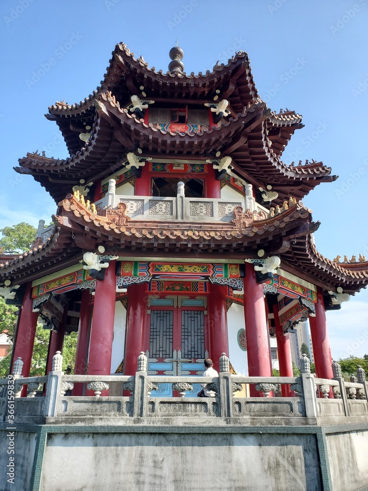 Fototapeta premium Pagoda in a park in Asia