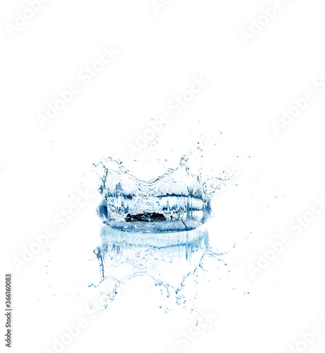 water splash isolated on white background
