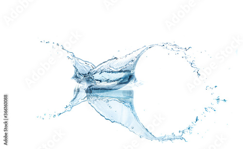water splash isolated on white background