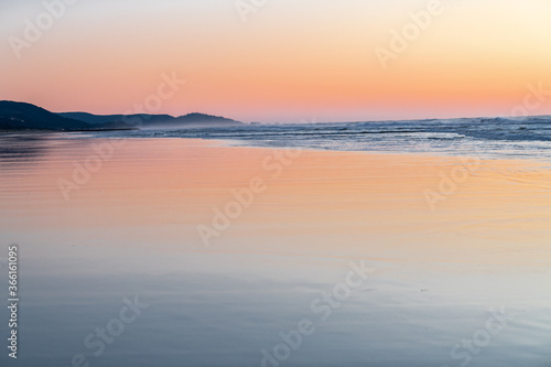 Sunset at Nehalem Beach, Manzanita, OR © Hanjo Hellmann