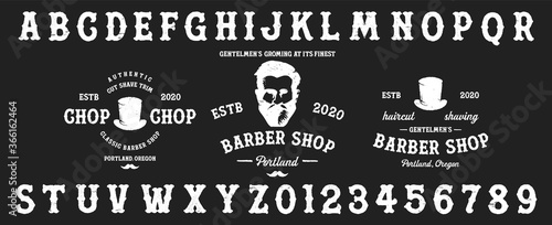 Barbershop typeface