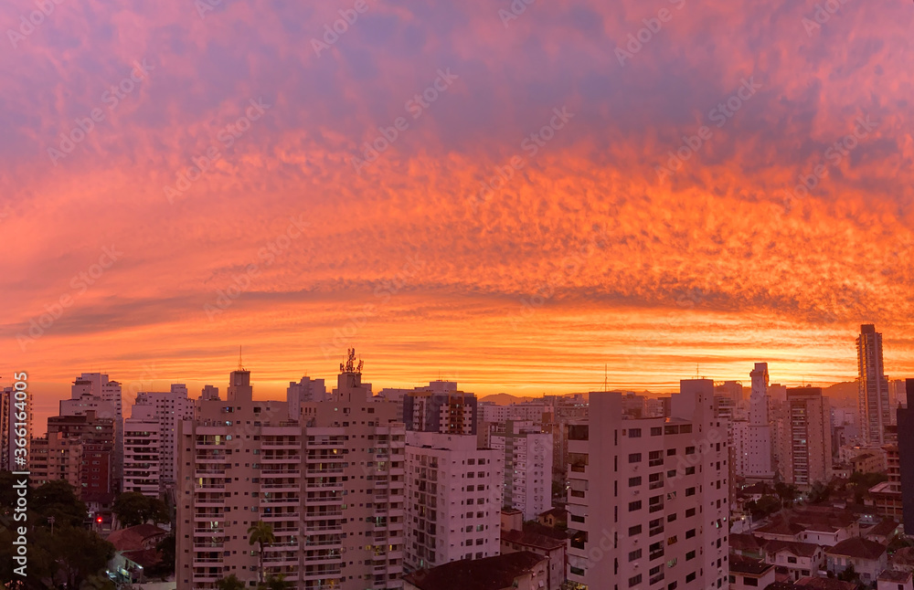 Fototapeta premium Santos Sunsets