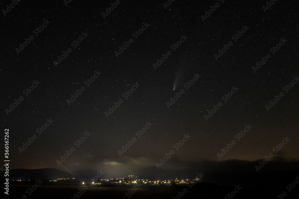 Cometa Neowise (San Martín de Losa -- Burgos)