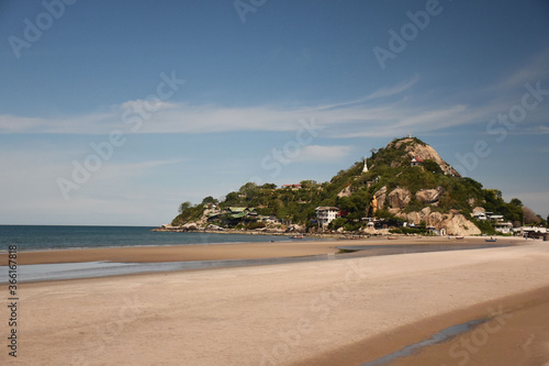 Khao Takiap Beach, Hua Hin, Prachuap Khiri Khan Province, Thailand photo