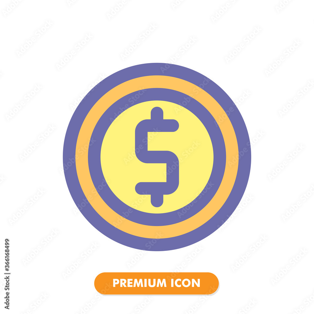 coin icon isolated on white background. for your web site design, logo, app, UI. Vector graphics illustration and editable stroke. EPS 10. coin icon isolated on white background. for your web site design, logo, app, UI. Vector graphics illustration and editable stroke. EPS 10.