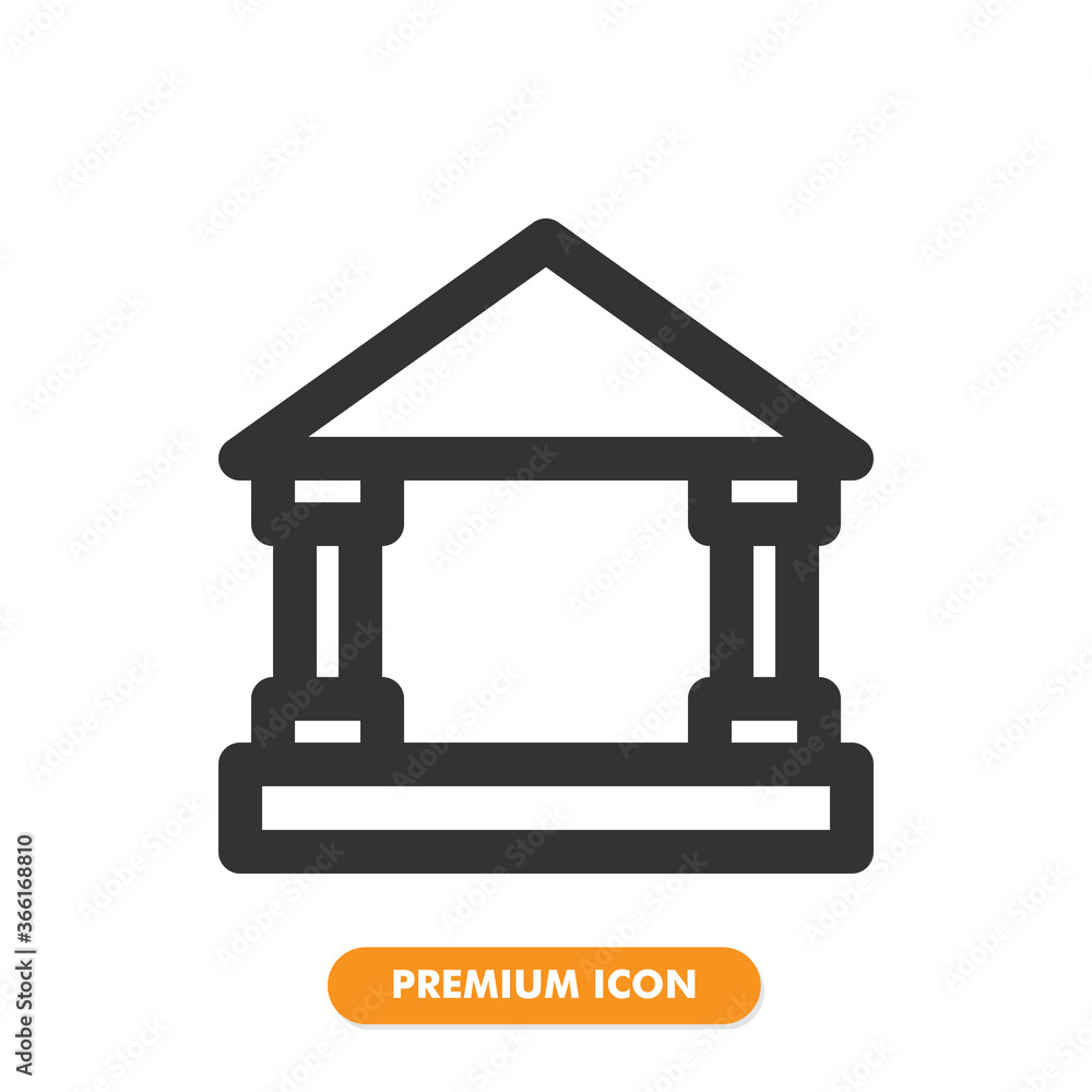 bank icon isolated on white background. for your web site design, logo, app, UI. Vector graphics illustration and editable stroke. EPS 10. bank icon isolated on white background. for your web site design, logo, app, UI. Vector graphics illustration and editable stroke. EPS 10.