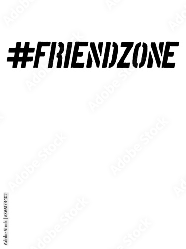 Logo Hashtag Friendzone Freunde friendzoned
