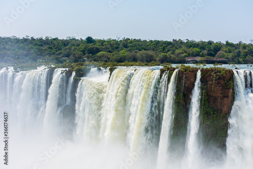 Iguaz   Falls  Argentine side. The devils throat.