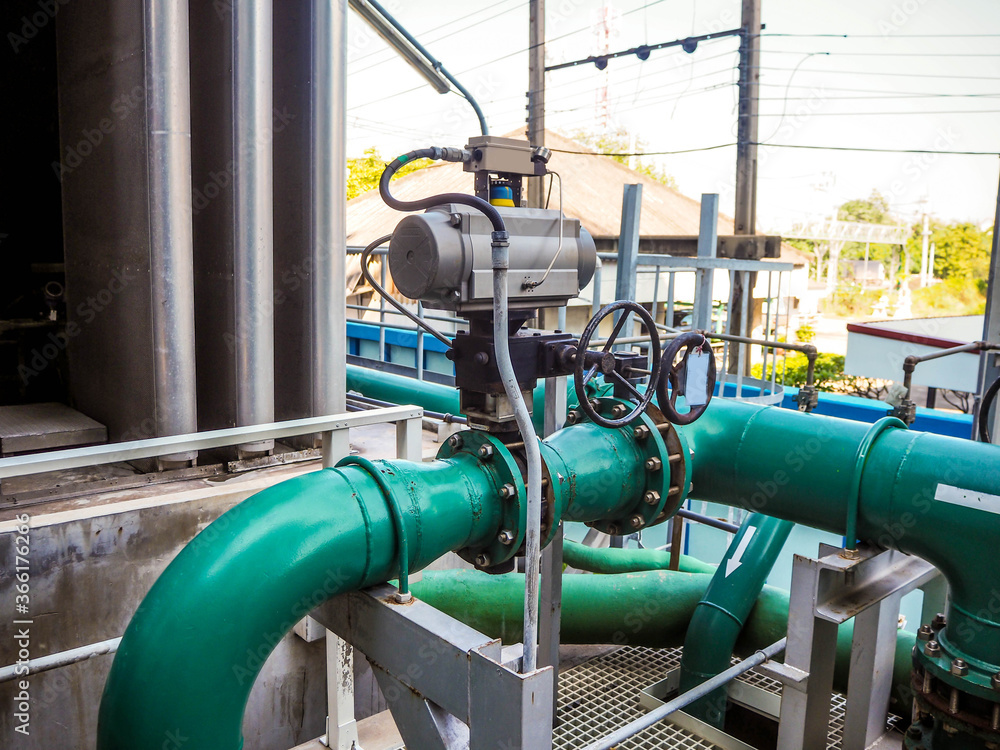 Pneumatic valve for On-Off type which apply industrial zone and popular ...