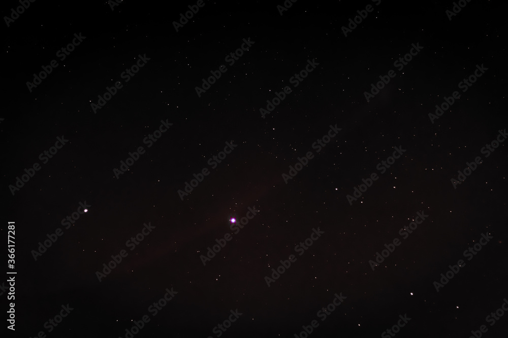 Fototapeta premium A stars in the dark sky of Spain