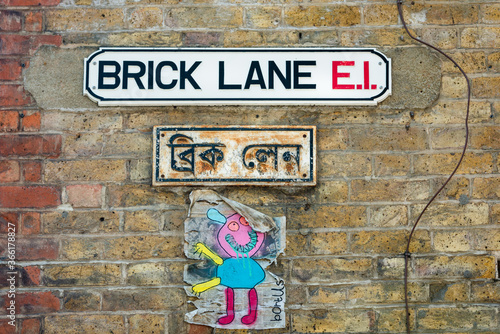 Brick Lane street sign