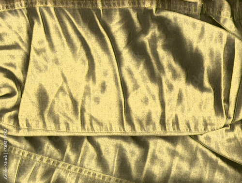 Slika na platnu Gold satin fabric for background graphic with space for your text, copy