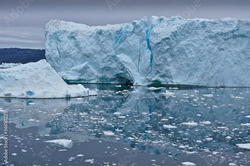 Icebergs in Disko Bay, Ilulissat, Greenland © Michele Burgess