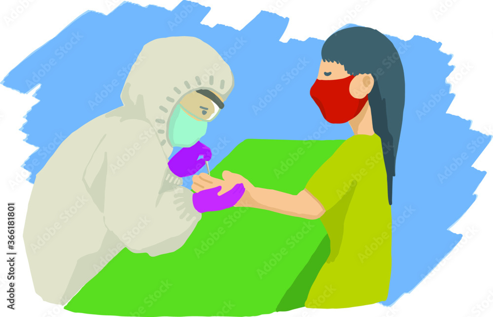 Rapid test illustration Rapid test illustration