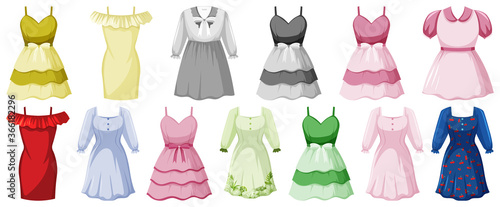 Isolated beautiful female outfit