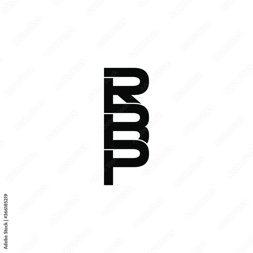 rbp letter original monogram logo design rbp letter original monogram logo design
