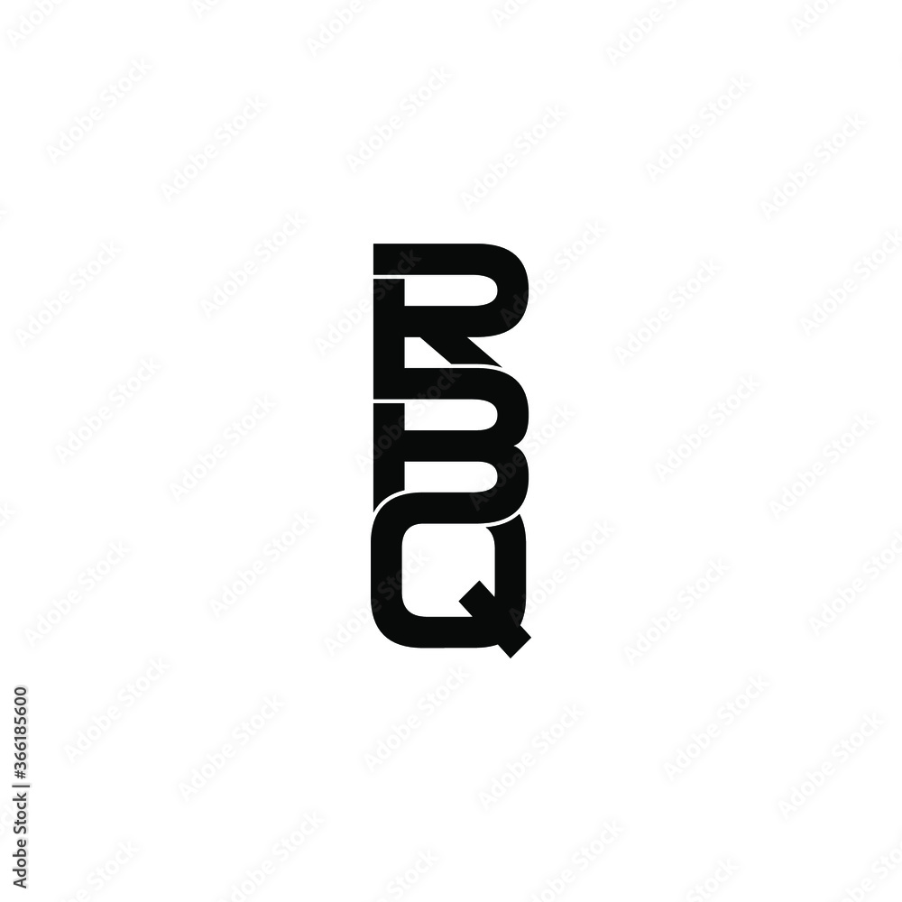 rbq letter original monogram logo design rbq letter original monogram logo design