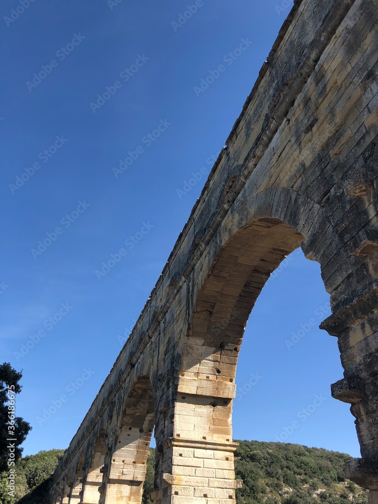 roman aqueduct in segovia spain
