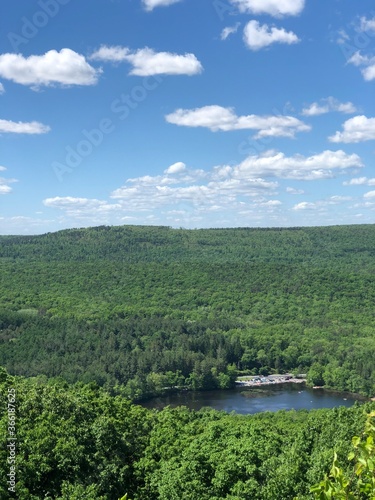landscape with clouds