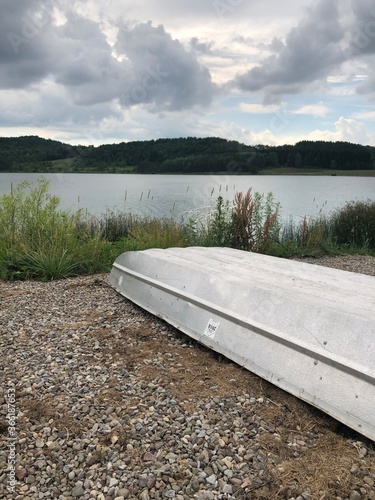 boat on the lake