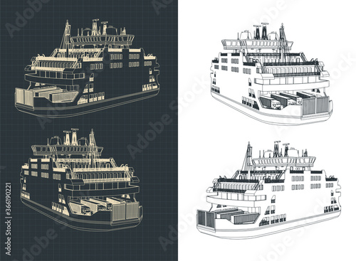 Ferry outline