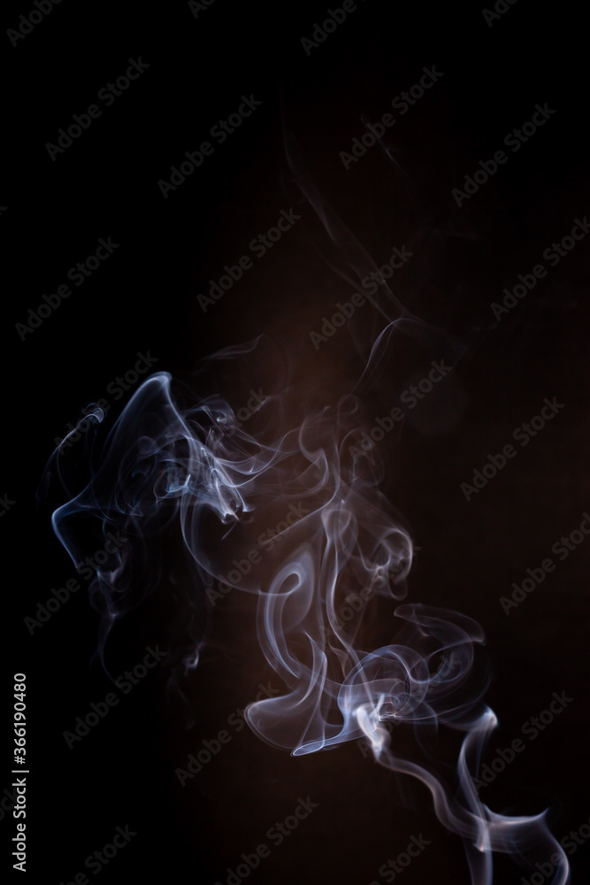 Smoke motion on black background. Smoke motion on black background.