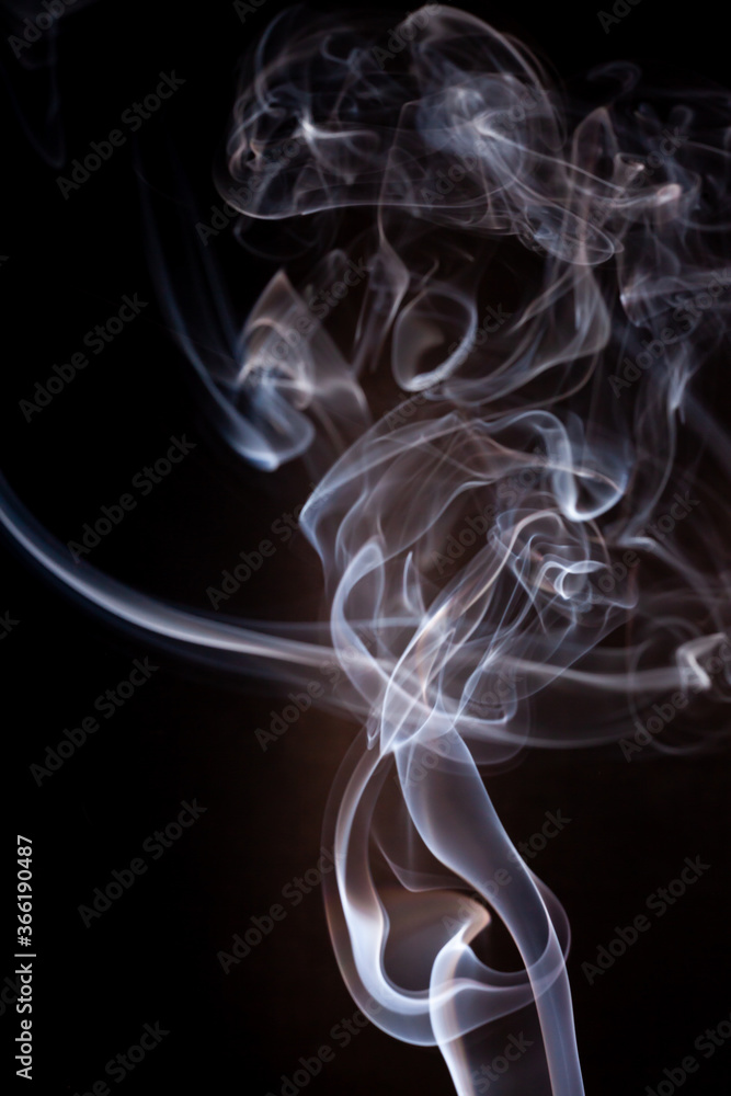 Smoke motion on black background. Smoke motion on black background.
