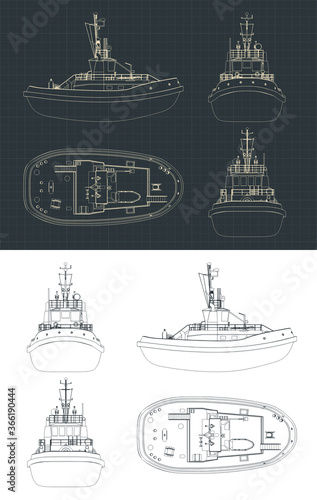 Tugboat blueprints