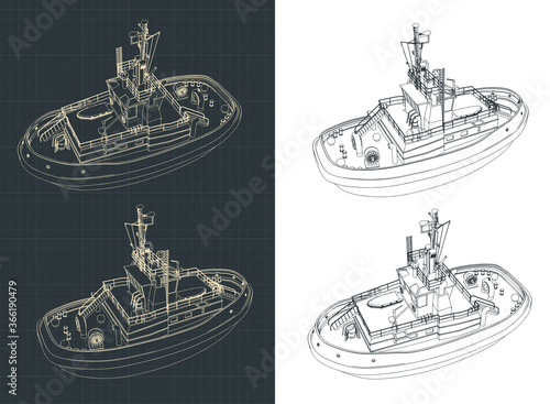 Tugboat sketch