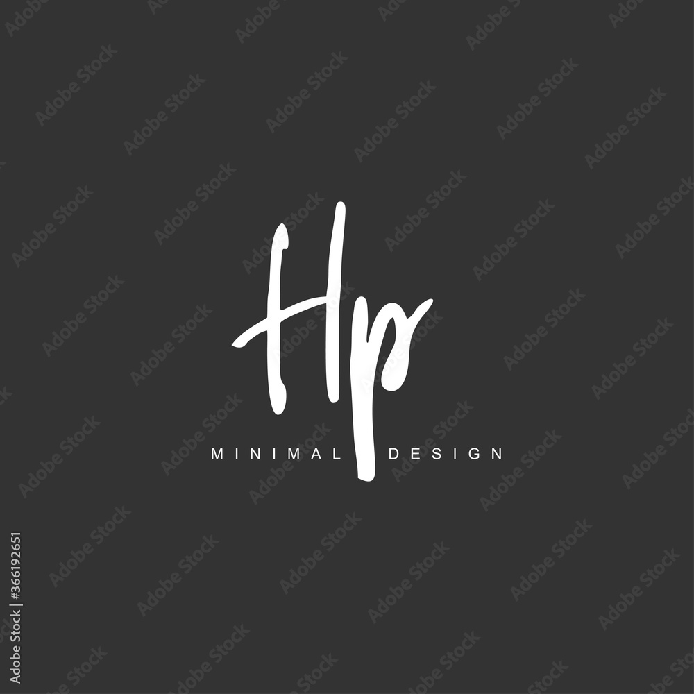 H P HP Initial handwriting or handwritten logo for identity. Logo with signature and hand drawn style. H P HP Initial handwriting or handwritten logo for identity. Logo with signature and hand drawn style.