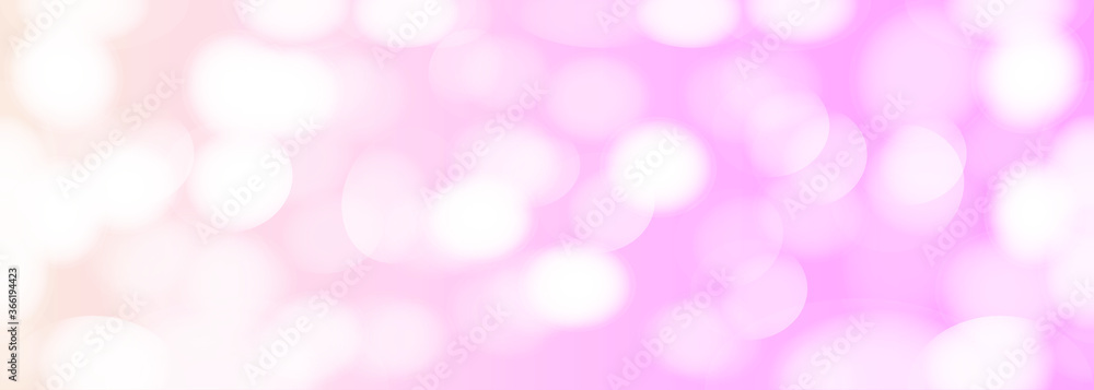 Bokeh. Abstract blurry spots on a gently pink background. Glare. Vector