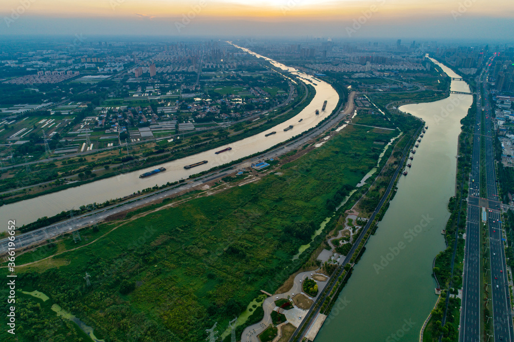 Beijing Hangzhou Grand Canal, Jiangsu Province, China Beijing Hangzhou Grand Canal, Jiangsu Province, China